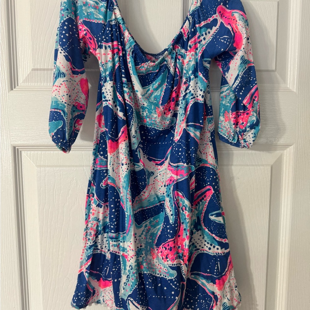 Lilly Pulitzer Colorful starfish Print Dress - 6/7